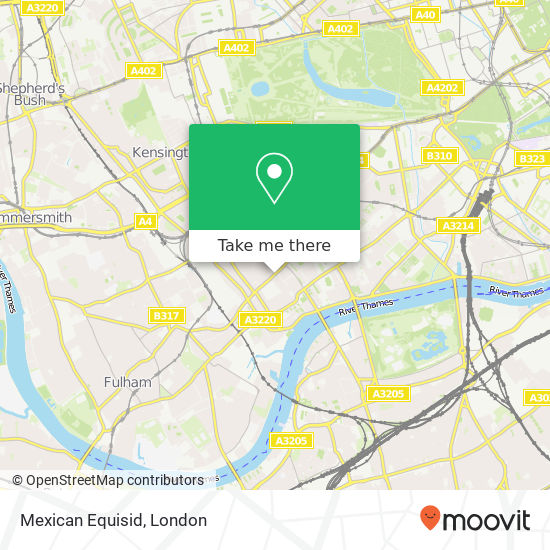 Mexican Equisid, 343 Fulham Road SW10 London SW10 9 map