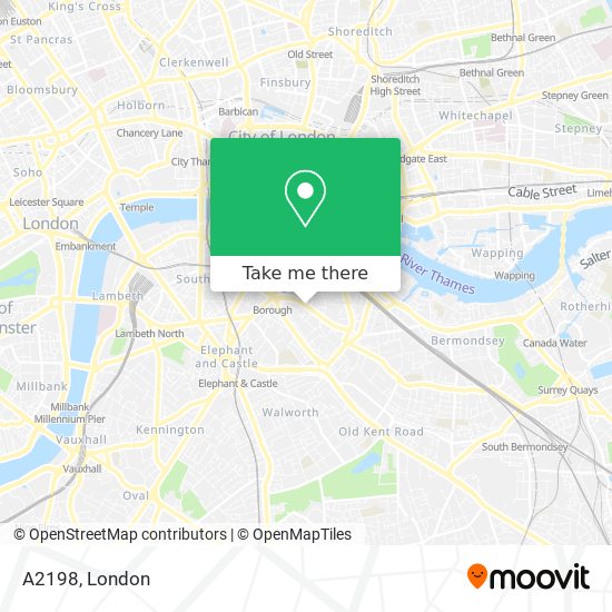 A2198 map