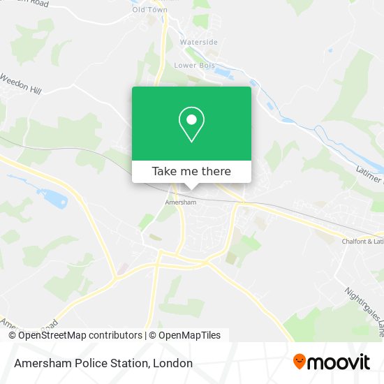 Amersham Police Station map