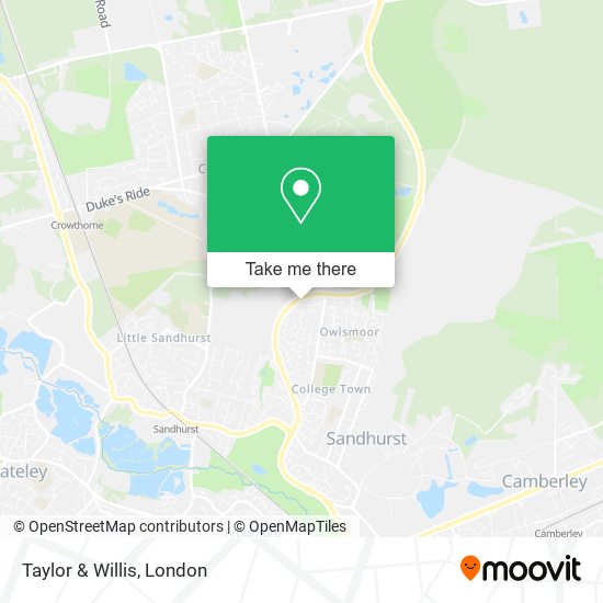 Taylor & Willis map