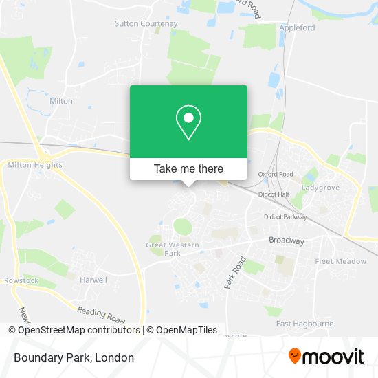 Boundary Park map