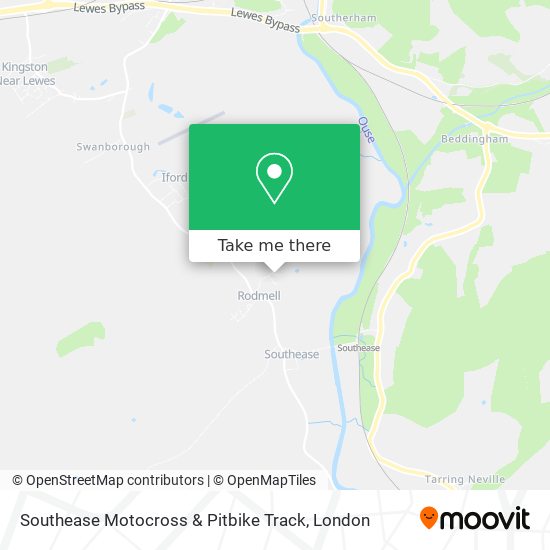 Southease Motocross & Pitbike Track map