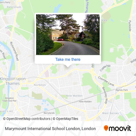 Marymount International School London map