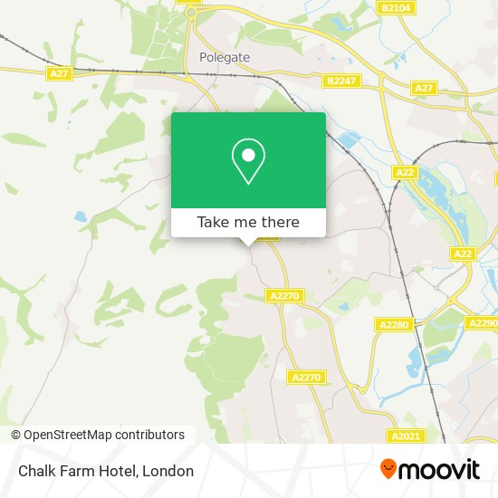 Chalk Farm Hotel map