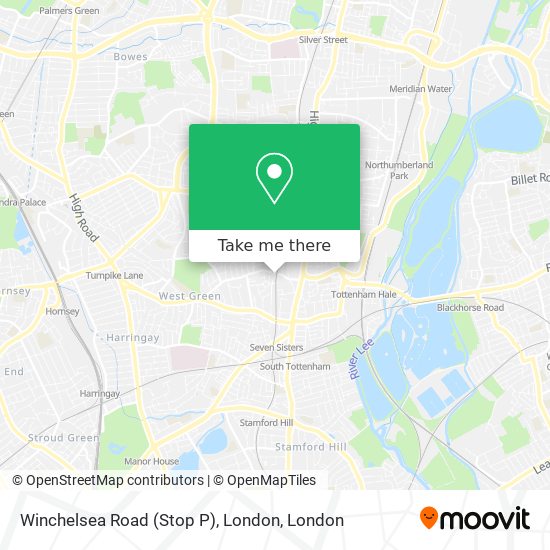 Winchelsea Road (Stop P), London map