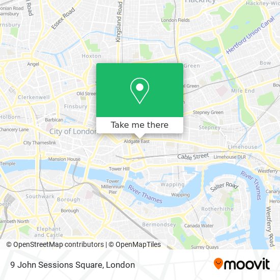 9 John Sessions Square map