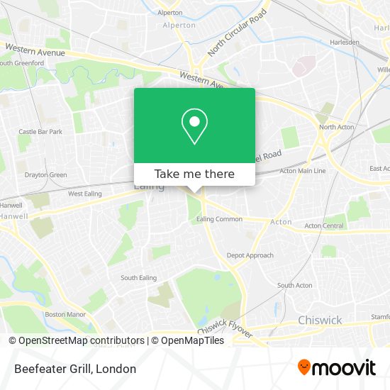 Beefeater Grill map