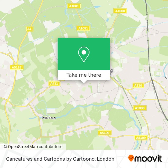 Caricatures and Cartoons by Cartoono map