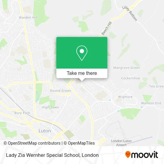 Lady Zia Wernher Special School map