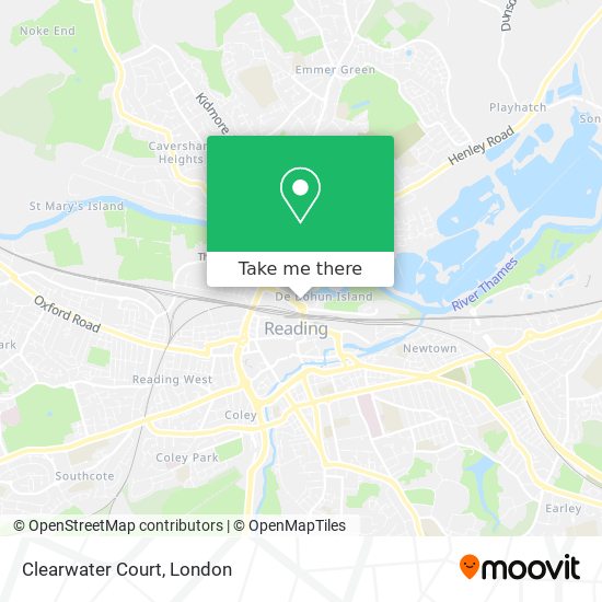 Clearwater Court map