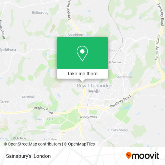Sainsbury's map