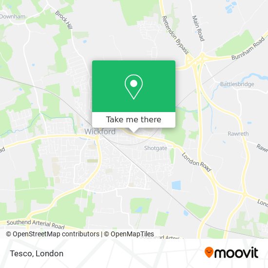 Tesco map
