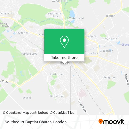 Southcourt Baptist Church map