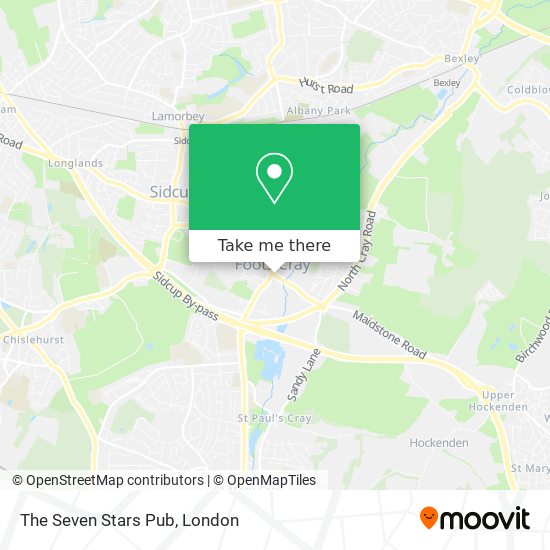 The Seven Stars Pub map