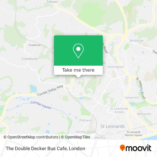 The Double Decker Bus Cafe map