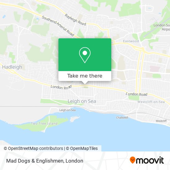 Mad Dogs & Englishmen map