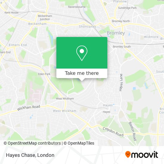 Hayes Chase map