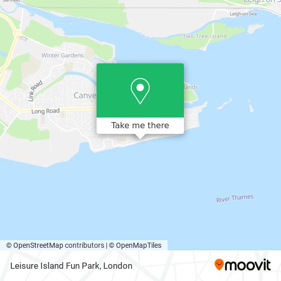 Leisure Island Fun Park map