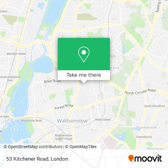 53 Kitchener Road map