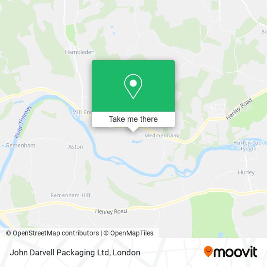 John Darvell Packaging Ltd map