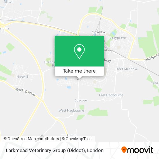 Larkmead Veterinary Group (Didcot) map