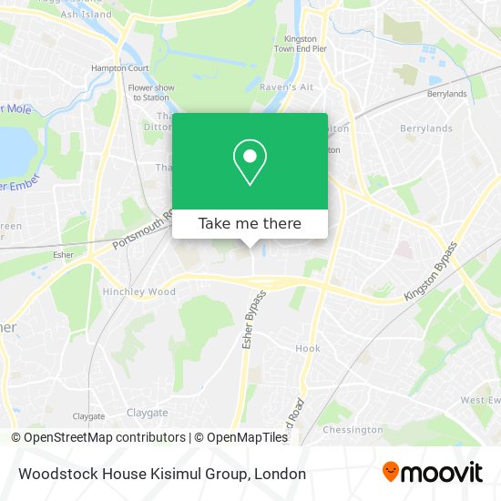 Woodstock House Kisimul Group map