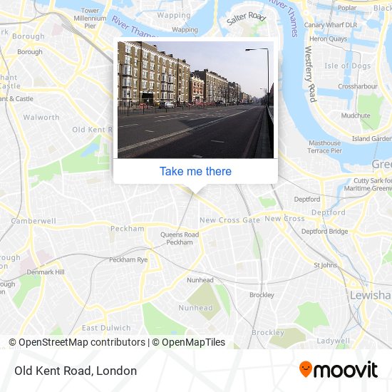 Old Kent Road map