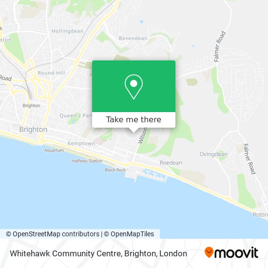 Whitehawk Community Centre, Brighton map