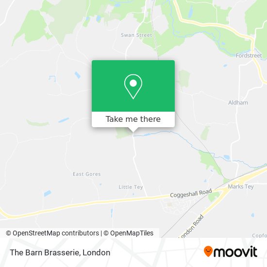 The Barn Brasserie map
