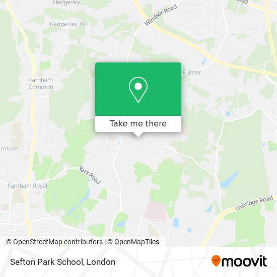 Sefton Park School map
