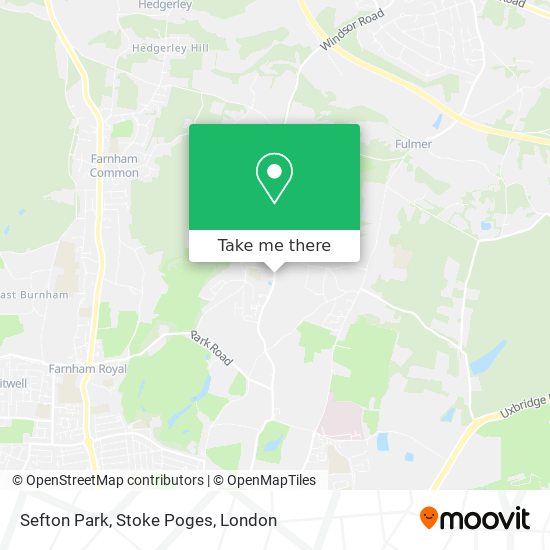 Sefton Park, Stoke Poges map