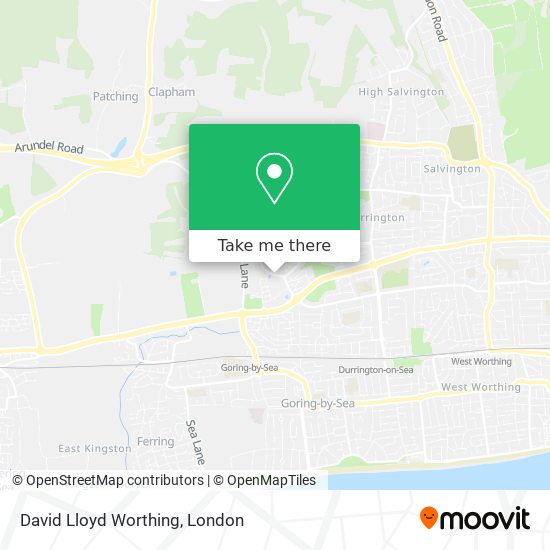 David Lloyd Worthing map
