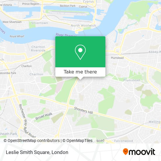 Leslie Smith Square map
