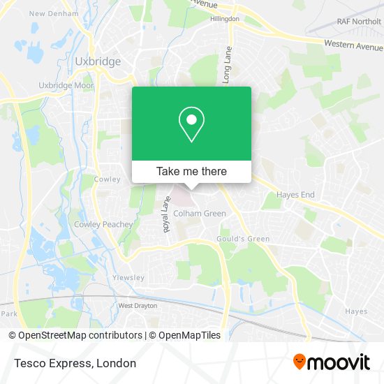 Tesco Express map