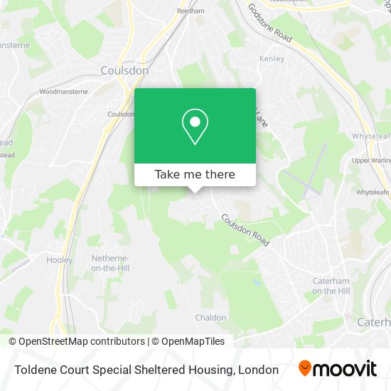 Toldene Court Special Sheltered Housing map