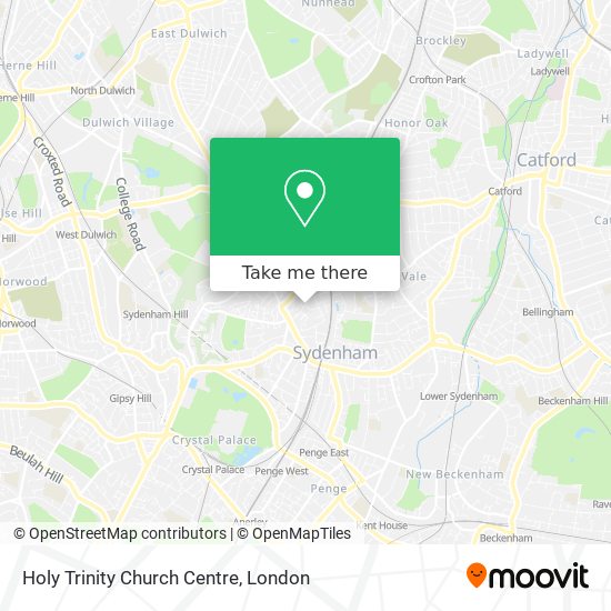 Holy Trinity Church Centre map