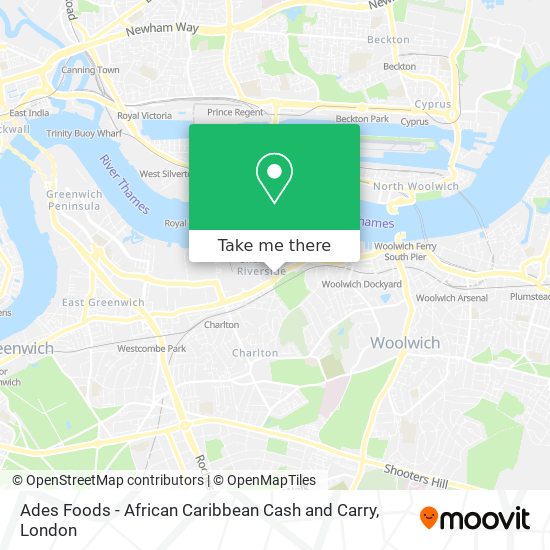 Ades Foods - African Caribbean Cash and Carry map