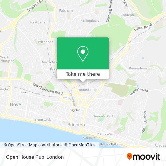 Open House Pub map