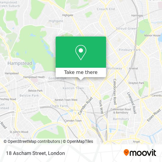 18 Ascham Street map