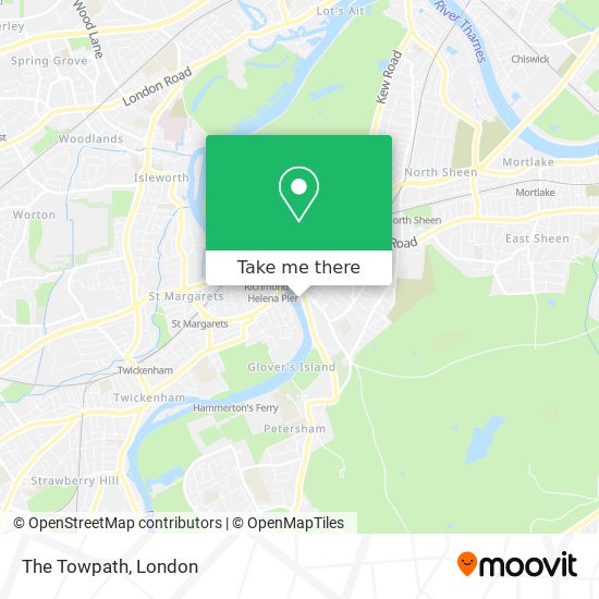 The Towpath map