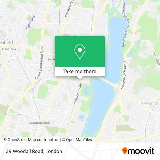 39 Woodall Road map