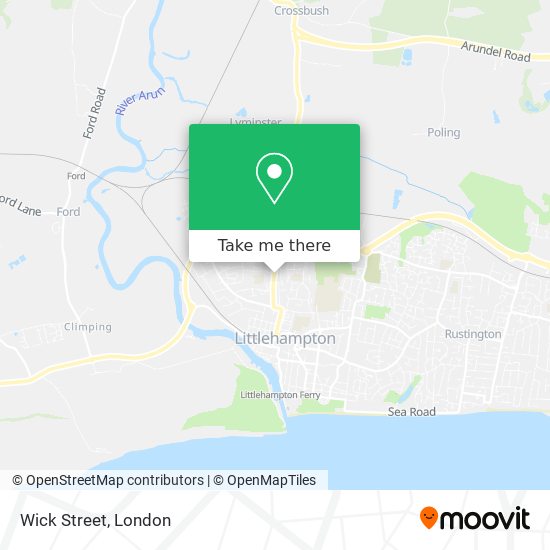 Wick Street map