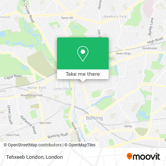 Tehxeeb London map