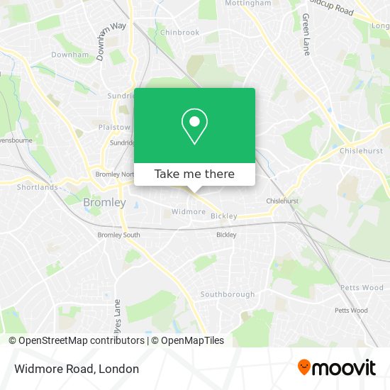 Widmore Road map