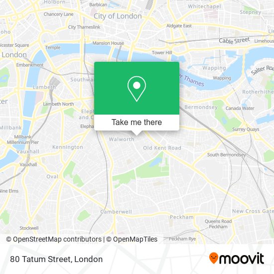 80 Tatum Street map
