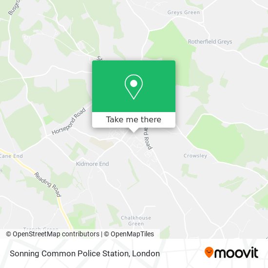 Sonning Common Police Station map