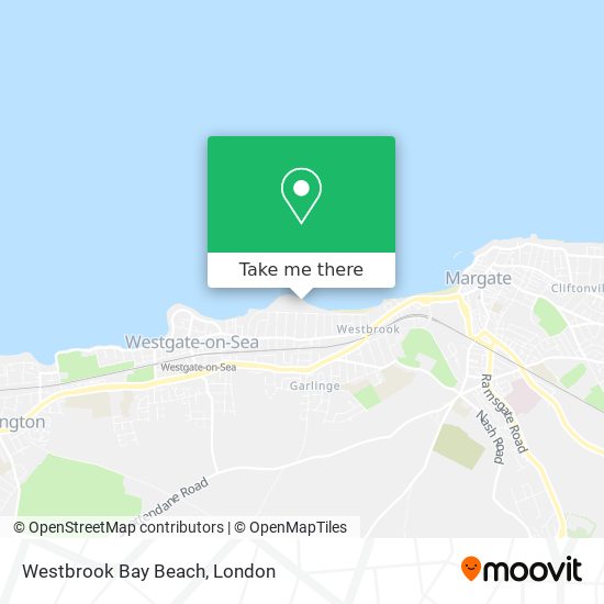 Westbrook Bay Beach map
