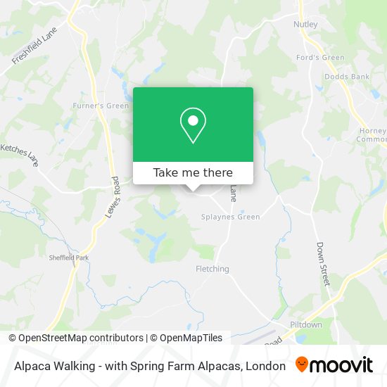 Alpaca Walking - with Spring Farm Alpacas map