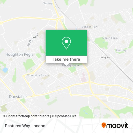 Pastures Way map