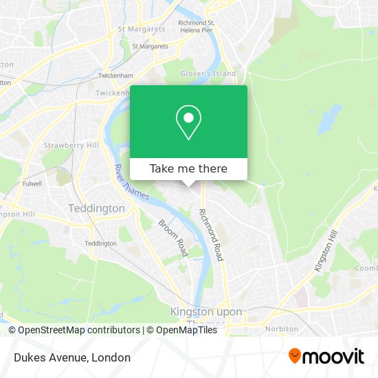 Dukes Avenue map